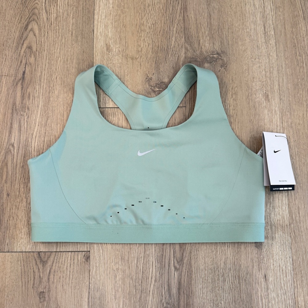 Nike Swift Dri-FIT High Support Sports Bra XL Light Green HM5220-006 NWT